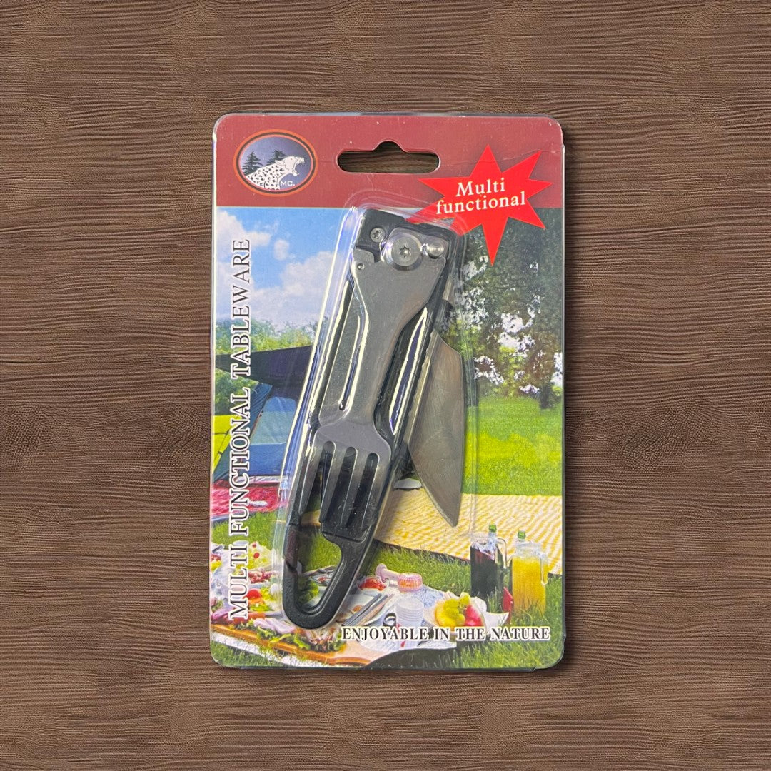 NAVAJA CUBIERTOS PARA CAMPING (2PCS) NAVAJA CUBIERTOS PARA CAMPING (2PCS)